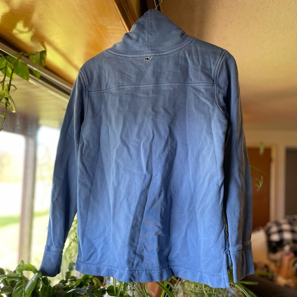 🐳Vineyard Vines Garment Dyed Relaxed Funnel Neck Shep Shirt🐳 - Picture 4 of 12